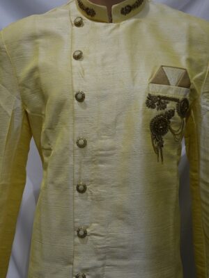 Yellow Sherwani